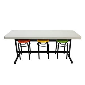 餐桌椅組(HDPE桌板、T形腳),永佳工業有限公司