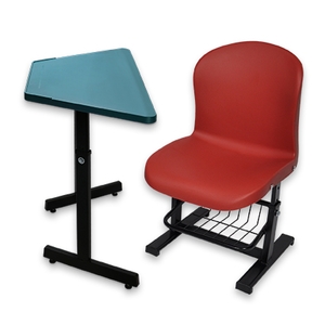 學生梯形課桌椅(升降式桌腳),永佳工業有限公司