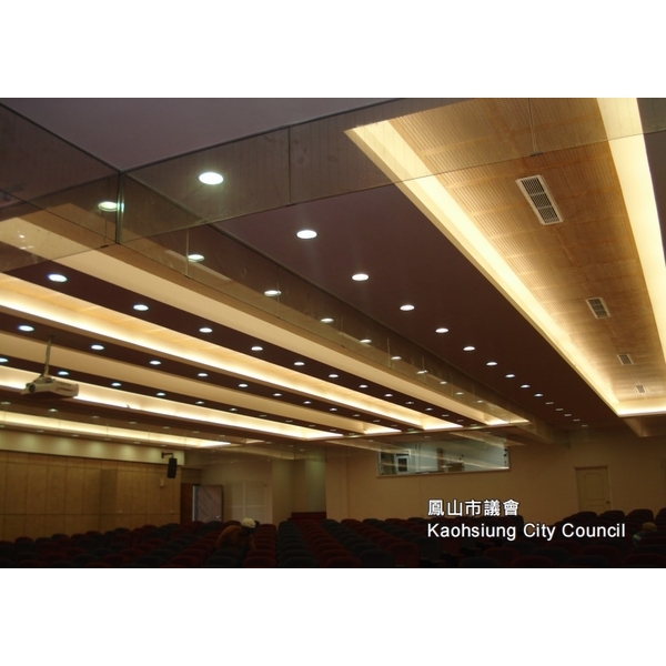 木紋沖孔矽酸鈣板-鳳山市議會
