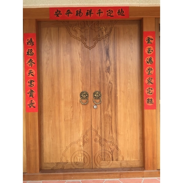 傳統門扇雕刻