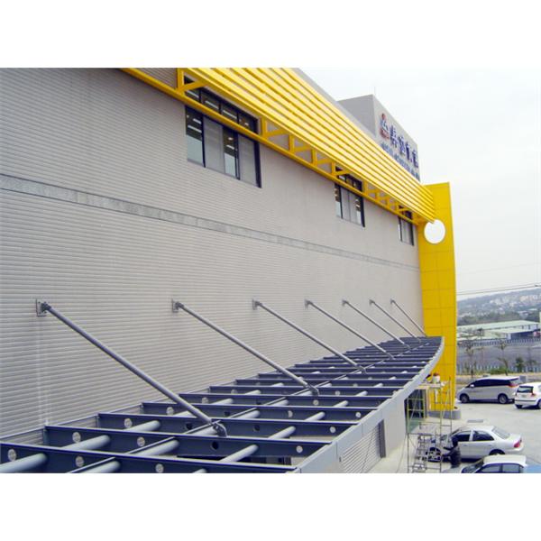 昇岱實業-造型鋼構雨遮及鋁包板工程,昰堡工程有限公司