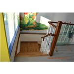 印尼柚木拼接樓梯踏板，非洲柚木扶手 - 山衍實業有限公司