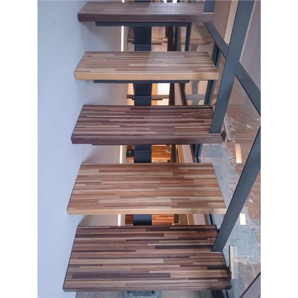 超耐磨地板 時尚系列 歐式拼木 做樓梯踏板