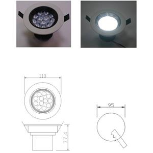 LED 12W 9.5cm 崁燈 , 奧立科技能源股份有限公司